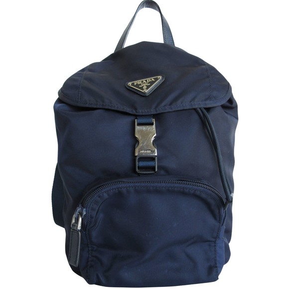 Prada Re-Nylon Navy Synthetic backpack - Picture 1 of 5